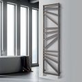 Mixed Towel Warmer with Square Elements Made in Italy - Almonds