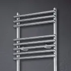 Mixed Steel Towel Warmer with Satin Finish Made in Italy - Buccia Viadurini