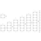 Mixed Brass Towel Warmer with Connecting Balls Made in Italy - Ricotta Viadurini