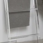 Transparent Acrylic Crystal Bathroom Towel Holder Ladder - Smart Viadurini