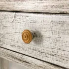 Handmade Writing Desk in Solid Wood with 4 Drawers Made in Italy - Amela Viadurini