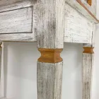 Handmade Writing Desk in Solid Wood with 4 Drawers Made in Italy - Amela Viadurini