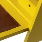 Modern design writing desk in plywood Grilli Hemingway made Italy Viadurini