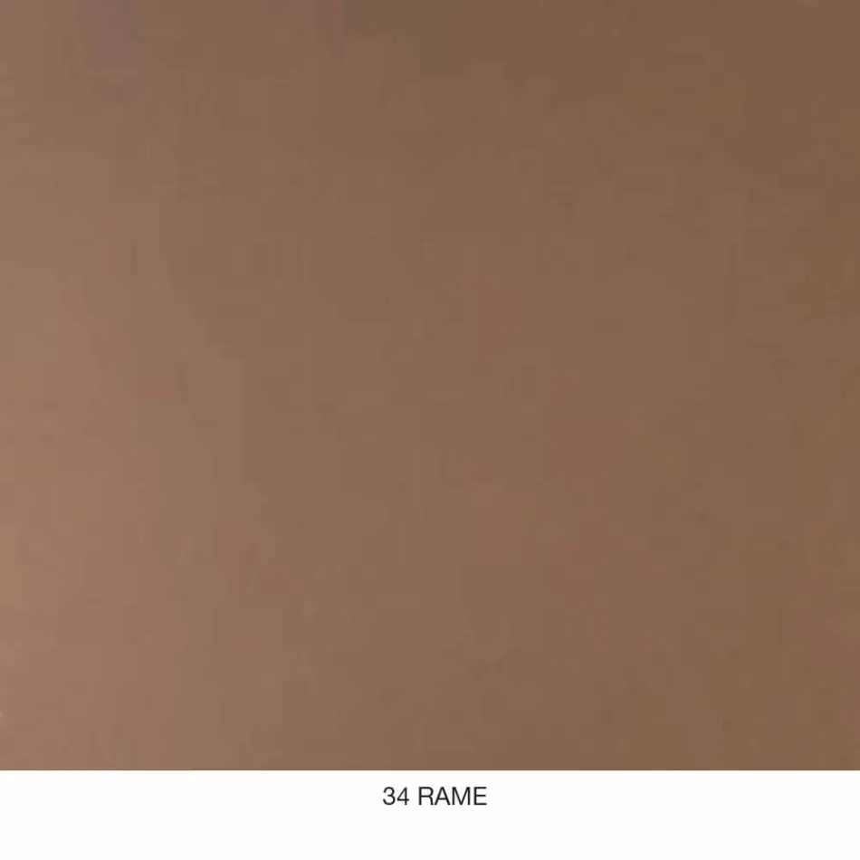 Modern Desk in Colored Metal and Oak Wood of Italian Design - Nadin Viadurini