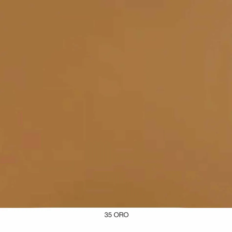 Modern Desk in Colored Metal and Oak Wood of Italian Design - Nadin Viadurini