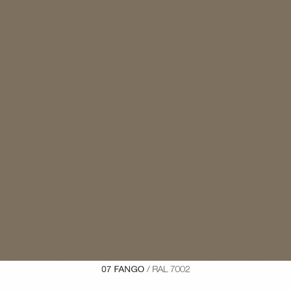 Modern Desk in Colored Metal and Oak Wood of Italian Design - Nadin Viadurini