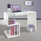 White or Slate Desk in Italian Design Wood 3 Sizes - Michel Viadurini