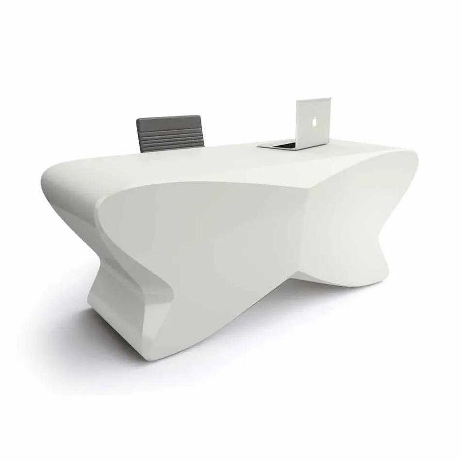 Modern design study desk made in Italy, Popoli Viadurini