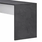 Angular Office Desk in Melamine Wood 2 Finishes - Analuisa Viadurini