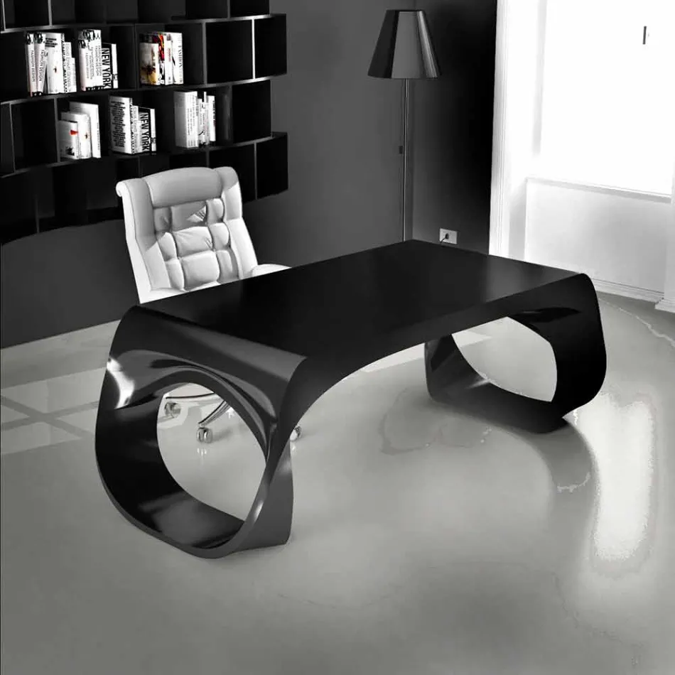Modern design office desk made in Italy, Terenzo Viadurini