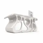 Modern design office desk produced in Italy, Mirto Viadurini