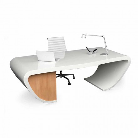 Miranda desk of modern office design produced in Italy Viadurini