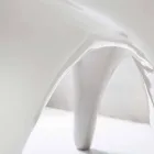 Contemporary design office desk Sinuous, handmade in Italy Viadurini