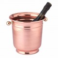 Ice Bucket Wine Design in Polished Copper or Green 20 cm - Gennarino