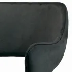 Chair with Armrests Fully Upholstered and Steel Legs - Ravenna Viadurini