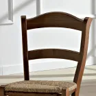 Italian Design Classic Solid Wood Kitchen Chair - Monika Viadurini