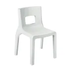 Stackable Kitchen Chair in Polyethylene Made in Italy 2 Pieces - Alassio Viadurini