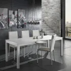 Kitchen Chair Fully Upholstered in 2-Piece Synthetic Leather - Atenea Viadurini