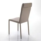 Kitchen Chair Fully Upholstered in 2-Piece Synthetic Leather - Atenea Viadurini