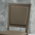 Modern Kitchen Chair in Wood and Ecoleather Design Made in Italy - Taver Viadurini