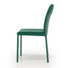 Kitchen Chair Upholstered in Fabric Made in Italy 4 Pieces - Monnalisa Viadurini