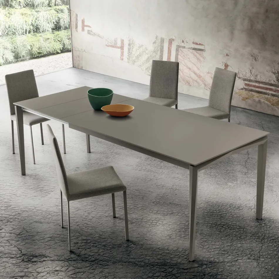 Fabric Upholstered Kitchen Chair Made in Italy, 2 Pieces - Mawi Viadurini