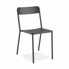 Outdoor Stackable Metal Chair Made in Italy, 4 Pieces - Xylia Viadurini