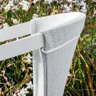Outdoor Aluminum Chair with or Without Cushion, High Quality, 4 pcs - Filomena Viadurini