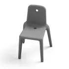 Outdoor Chair in Polyethylene 15 Colors Made in Italy 2 Pieces - Ronnie Viadurini