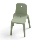 Outdoor Chair in Polyethylene 15 Colors Made in Italy 2 Pieces - Ronnie Viadurini