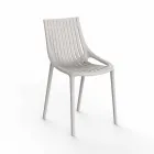 Stackable Colored Plastic Garden Chair 4 Pieces - Ibiza by Vondom Viadurini