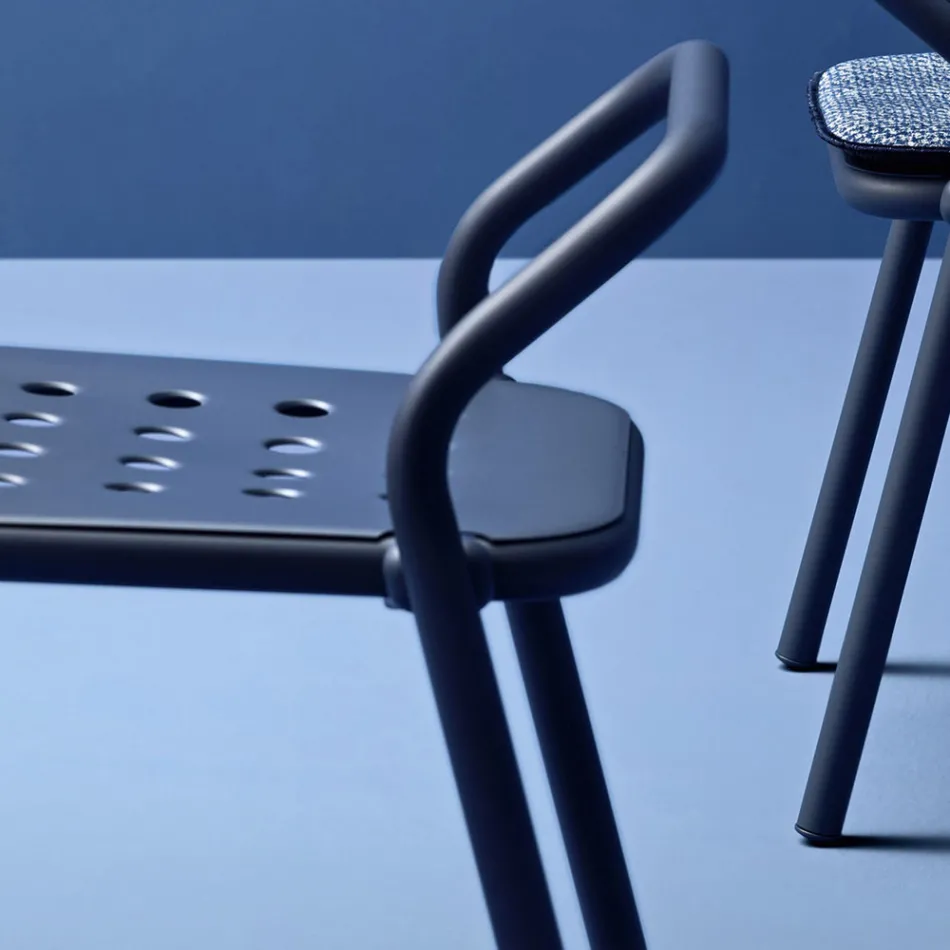 Garden Chair Aluminum Structure Made in Italy - Noss by Varaschin Viadurini