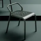 Garden Chair Aluminum Structure Made in Italy - Noss by Varaschin Viadurini