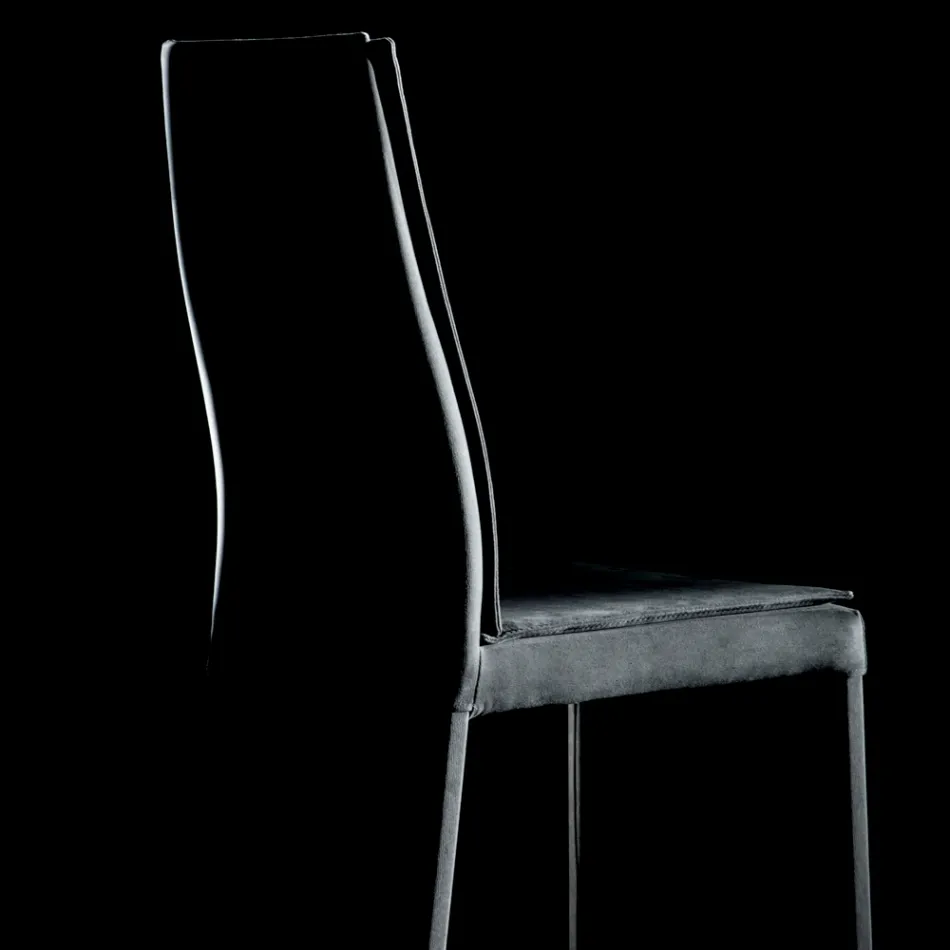 Fully Upholstered Living Room Chair Made in Italy - Aosta Viadurini