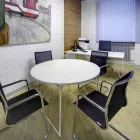 Ergonomic Sled Office Chair with Armrests Made in Italy - Filanna Viadurini