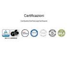 Ergonomic Sled Office Chair with Armrests Made in Italy - Filanna Viadurini