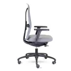 Ergonomic and Swivel Office Chair with Armrests Made in Italy - Fulvio Viadurini
