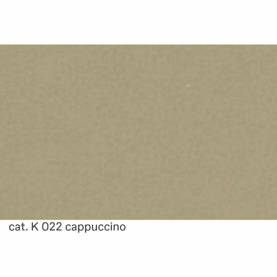 Leather Office Chair with Chrome Steel Structure Made in Italy - Quartz Viadurini