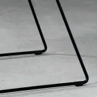 Design chair in metal and fabric produced in Italy Formia Viadurini