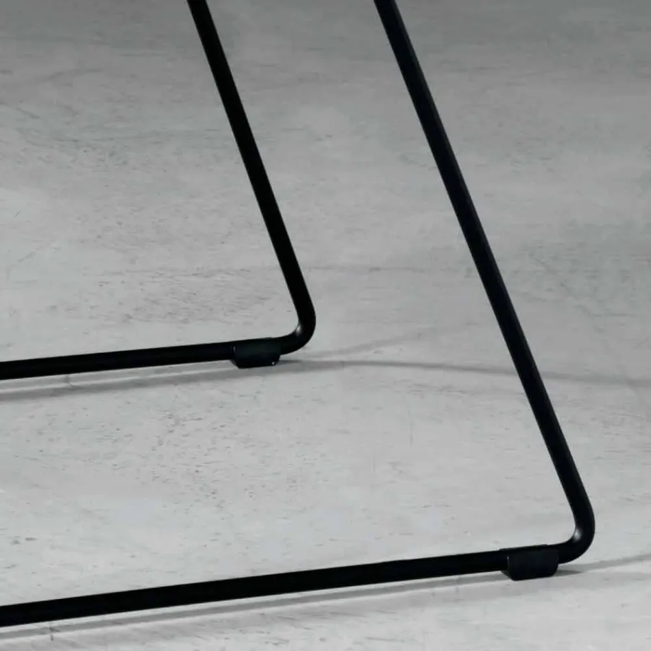 Design chair in metal and fabric produced in Italy Formia Viadurini