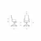 Design executive chair produced in Italy in Agata network Viadurini