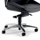 Executive chair in beech leather Ada Angelo Pinaffo & Gorgi Viadurini