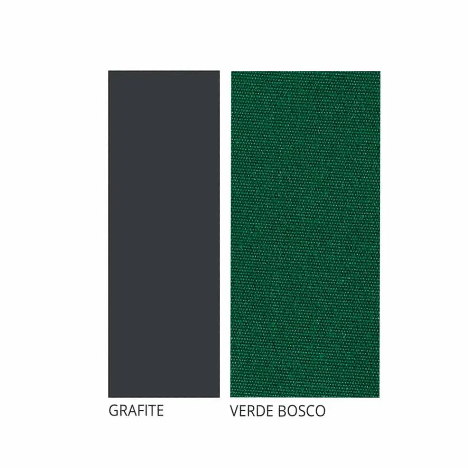 Stackable Outdoor Iron Chair with Cushion Made in Italy 2 Pieces - Allegra Viadurini