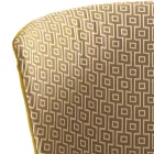 Modern upholstered solid wood chair Grilli York made in Italy,2 pieces Viadurini