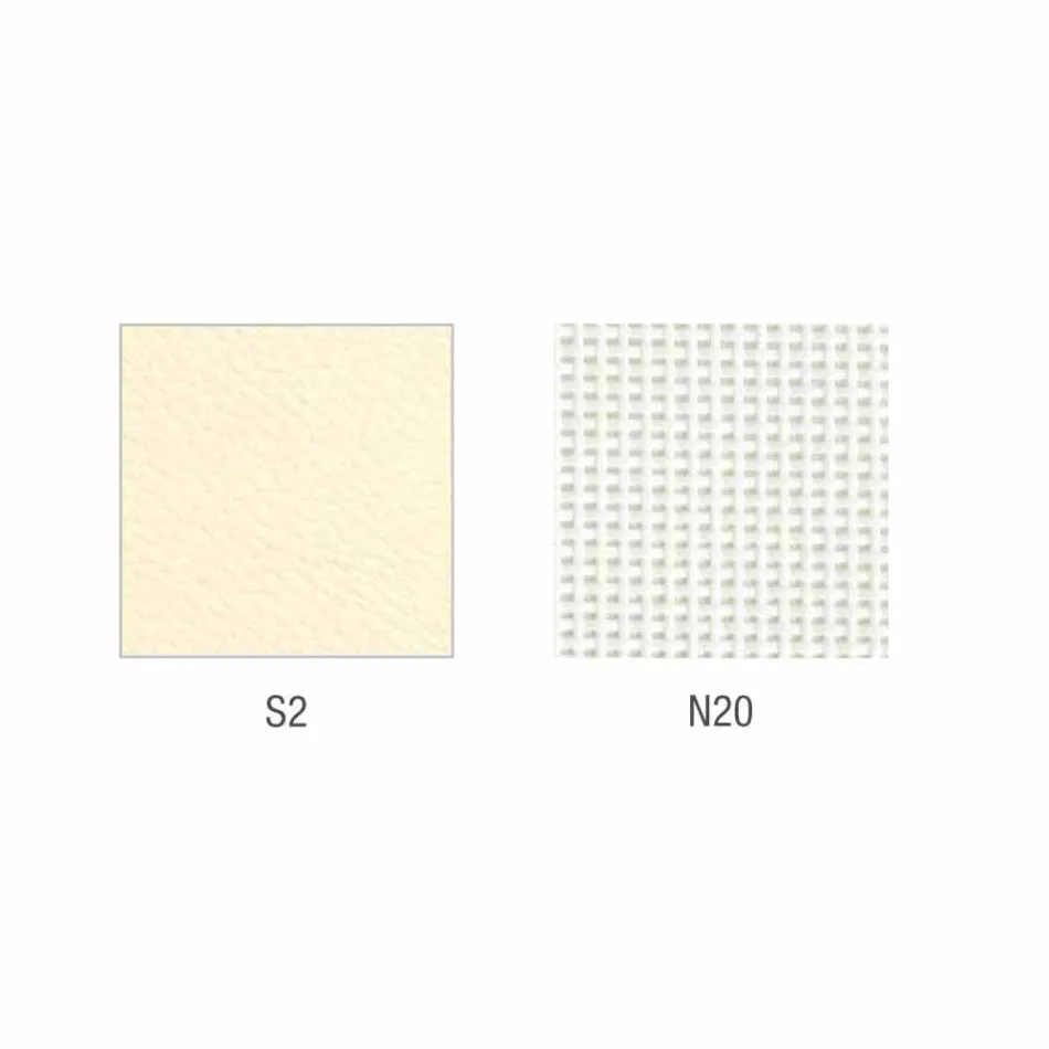 Mina semidirectional and operative leatherette chair made in Italy Viadurini