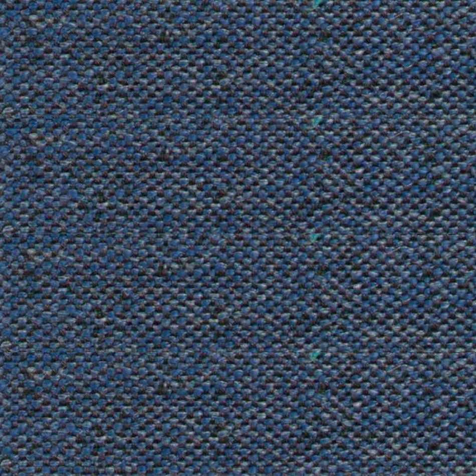 Fabric Chair with Luxury Black Metal Structure Made in Italy - Cocoa Viadurini