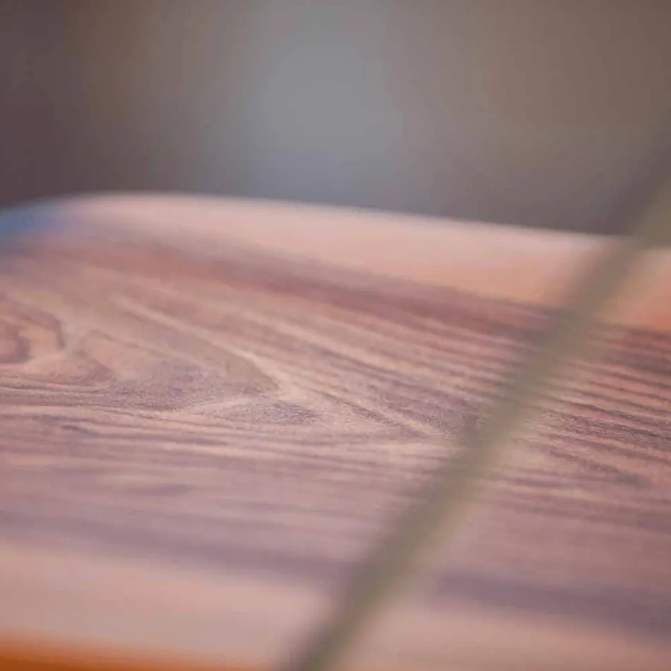 Handcrafted Dining Room Chair in Wood and Steel Made in Italy - Valencia Viadurini