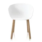 Dining Room Chair in Polypropylene and Metal 4 Pieces - Severina Viadurini