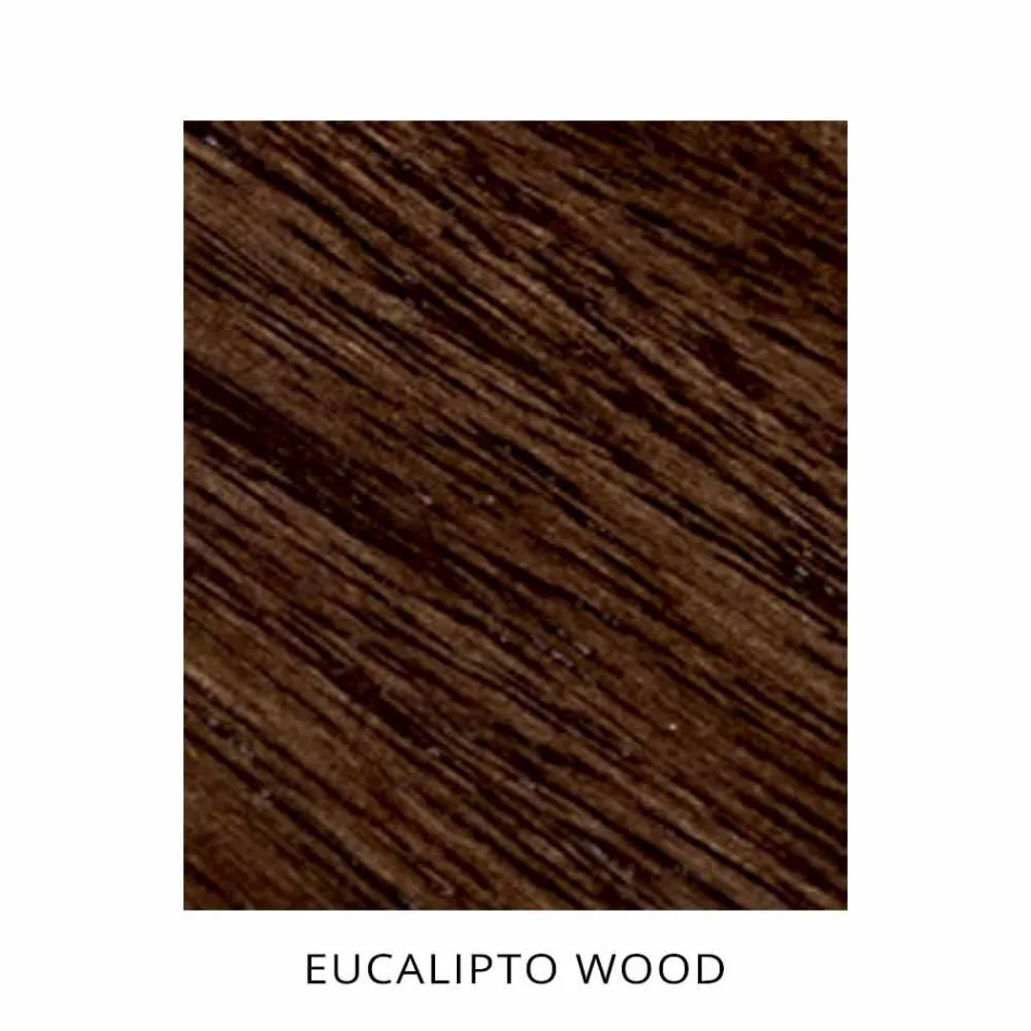 Fabric Dining Room Chair with Wooden Base Made in Italy - Coconut Viadurini