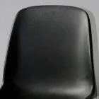 Meeting Room Chair or Modern Conference Room in Metal and Black ABS - Zetica Viadurini